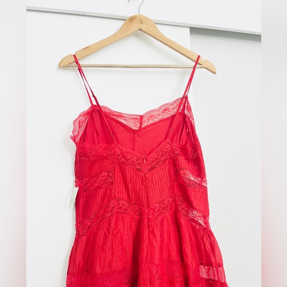 NWT Free People Somebody To Love Lace Mini Dress Size XS - Picture 6 of 7